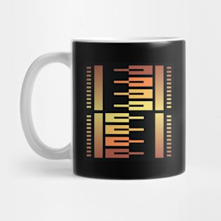 “Dimensional Split (1)” - V.5 Brown - (Geometric Art) (Dimensions) - Doc Labs Mug